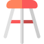 Wooden chair icon 64x64