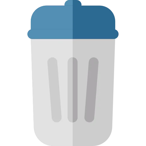 Garbage bin icon