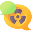 Nuclear energy Symbol 64x64