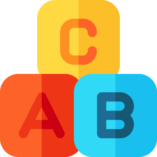 Abc block icon