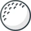 Golf ball biểu tượng 64x64