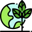 Зеленая земля иконка 64x64