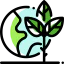 Green earth icon 64x64
