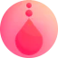 Blood drop Ikona 64x64