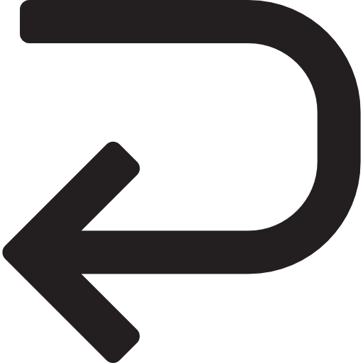 Left Curve Arrow biểu tượng