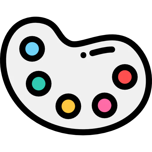 Color palette 图标