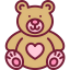 Teddy bear biểu tượng 64x64
