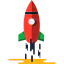 Rocket ship 图标 64x64