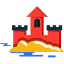 Sand castle icon 64x64