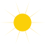 Sun icon 64x64
