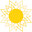 Sun icon 64x64