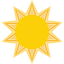 Sun icon 64x64