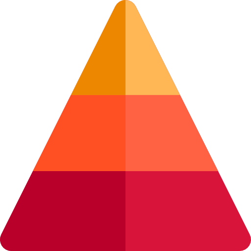 Pyramidal icon