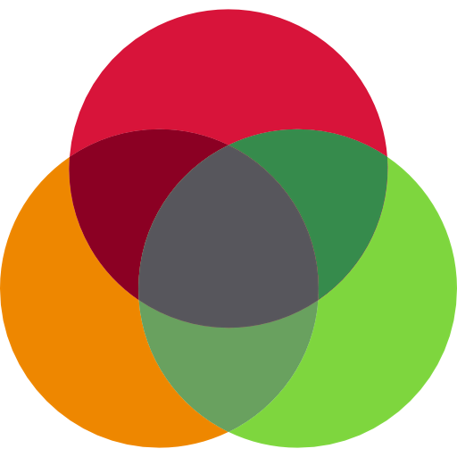 Circular diagram icon