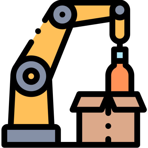 Robotic arm icon