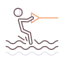 Skiing icon 64x64