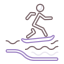 Surfing icon 64x64