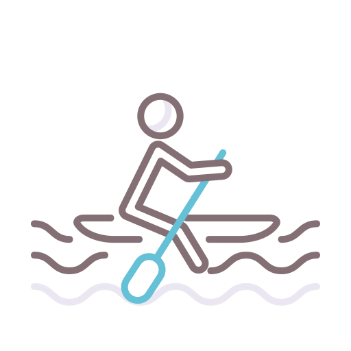 Paddleboarding icon