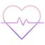 Heart beat icon 64x64