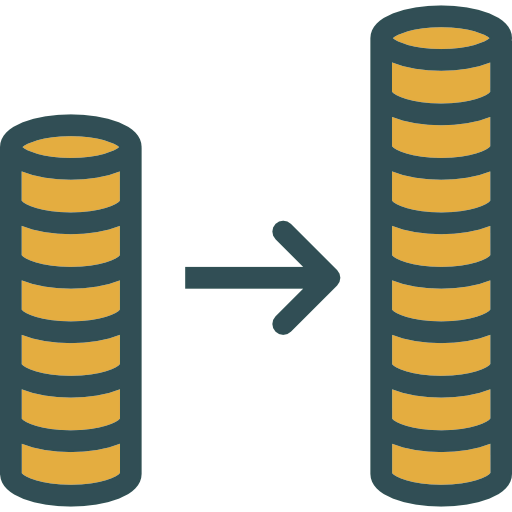 Coin stack icon
