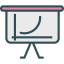 Line graph icon 64x64