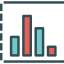 Bar chart icon 64x64