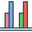 Bar chart icon 64x64