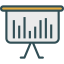 Bar chart icon 64x64