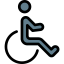 Wheelchair アイコン 64x64
