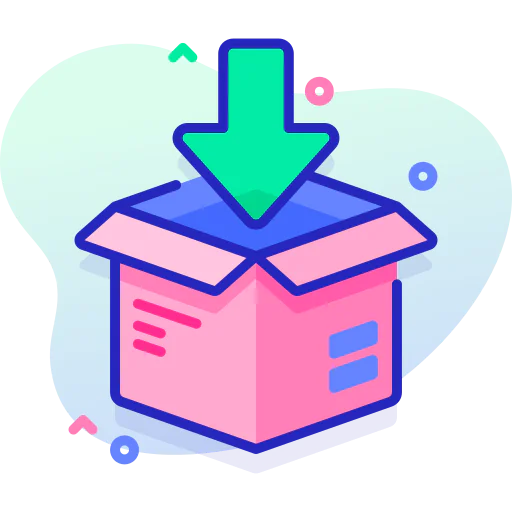 Delivery box icon