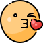 Blow kiss icon 64x64