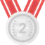 Silver medal アイコン 64x64