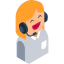 Female customer icon 64x64