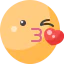 Blow kiss icon 64x64