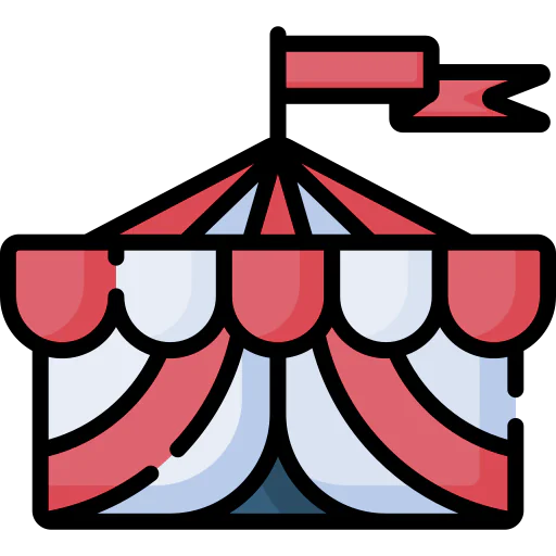 Circus tent icône