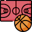 Basketball court icon 64x64