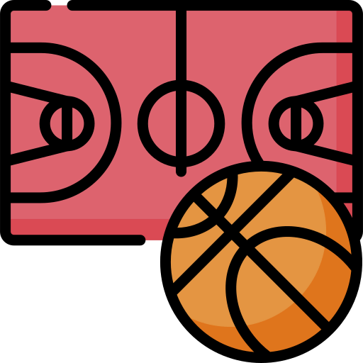 Basketball court icône