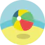 Beach ball Ikona 64x64