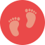 Footprints icon 64x64