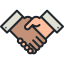 Рукопожатие иконка 64x64