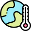 Global warming biểu tượng 64x64