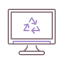 Computer monitor icon 64x64