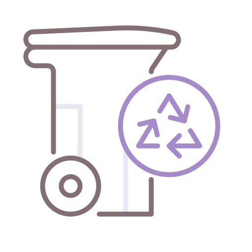 Garbage bin icon