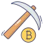 Bitcoin mine ícono 64x64