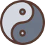 Yin yang ícono 64x64