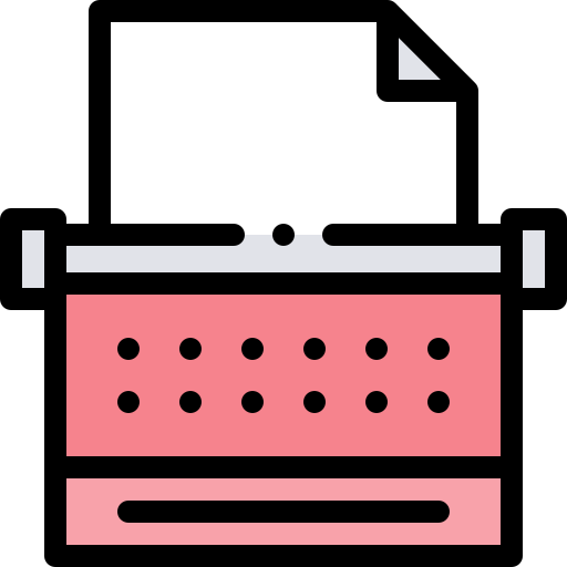 Typewriter icon
