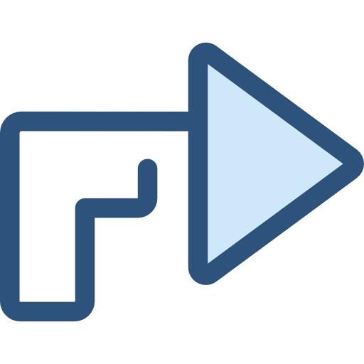 Diagonal arrow ícone