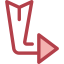 Diagonal arrow іконка 64x64