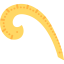 French curve ícono 64x64