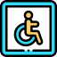 Disabled sign ícone 64x64